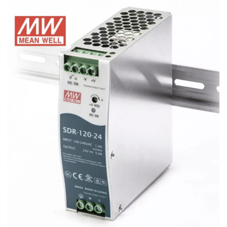 Джерело живлення SDR Mean Well SDR 120 24 120 Вт
