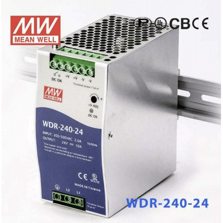 Джерело живлення WDR Mean Well WDR 240 24 240 Вт