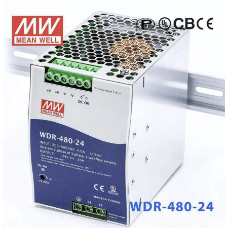 Джерело живлення WDR Mean Well WDR 480 24 480 Вт