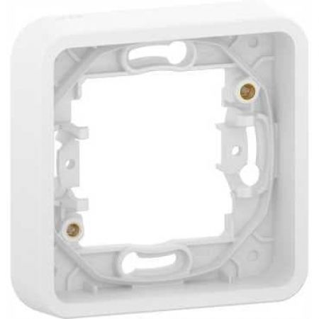 (MUR39107) Рамка для скрытого монтажа одинарная. Mureva Styl IP55 белый. Schneider Electric