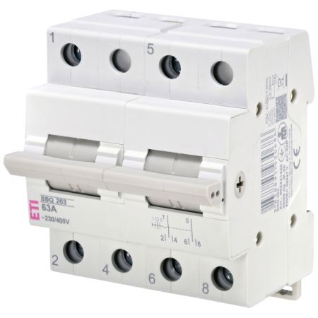 (2421426) Перемикач навантаження SSQ 263 1-0-2. 2p 63A. ETI