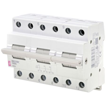 (2421438) Перемикач навантаження SSQ 3100 1-0-2. 3p 100A. ETI