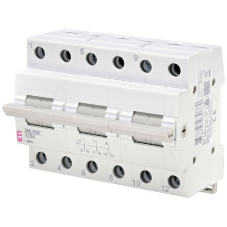 (2421439) Перемикач навантаження SSQ 3125 1-0-2. 3p 125A. ETI