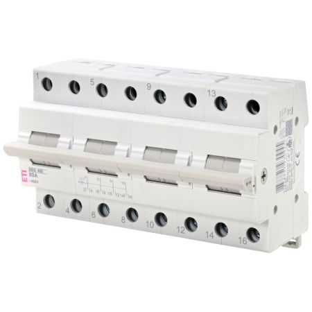 (2421447) Перемикач навантаження SSQ 480 1-0-2. 4p 80A. ETI