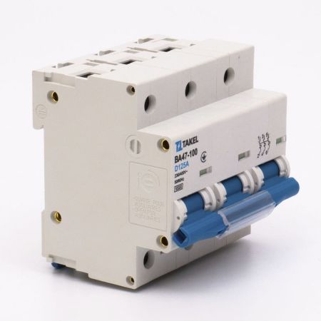 (506651) Автоматический выключатель ВА47-100-D 3P In=125 А. кривая D. TAKEL