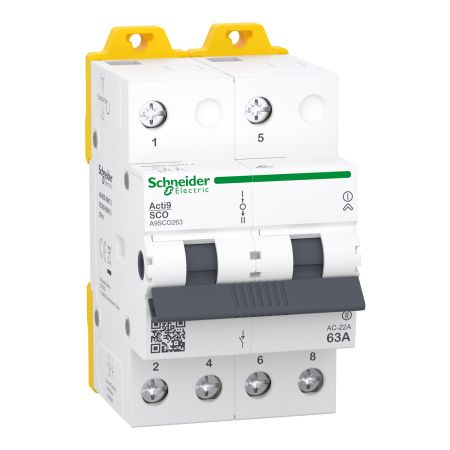 (A9SCO263) Переключатель нагрузки I-0-II  iSSW Acti9 2P 63 А. 230 В.Schneider Electric