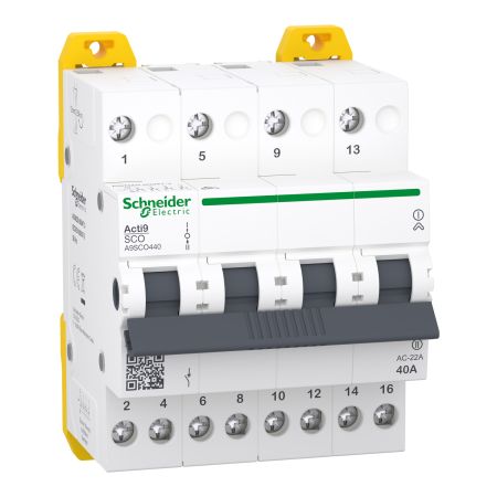 (A9SCO440) Переключатель нагрузки I-0-II  iSSW Acti9 4P 40 А. 400 В.Schneider Electric