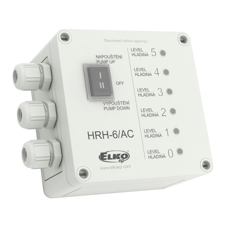 (HRH-6/DC) Мультифункциональный контролер уровня жидкости HRH-6/DC. IP55. DC 12..24 V. ELKO