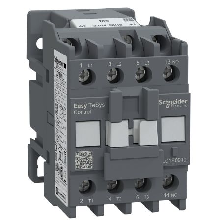 (LC1E0910M5) Контактор Tesys E. Iном=9 Aмпер. 4 кВт. 1NO. Uкат 220V AC. Schneider Electric