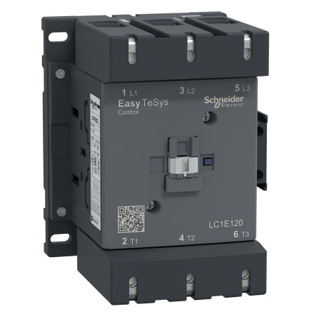 (LC1E120M5) Контактор Tesys E. Iном=120 Aмпер. 55 кВт. Uкат 220V AC. Schneider Electric
