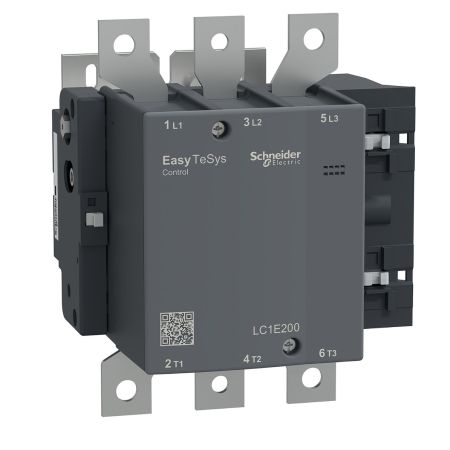 (LC1E200M5) Контактор Tesys E. Iном=200 Aмпер. 90 кВт. Uкат 220V AC. Schneider Electric