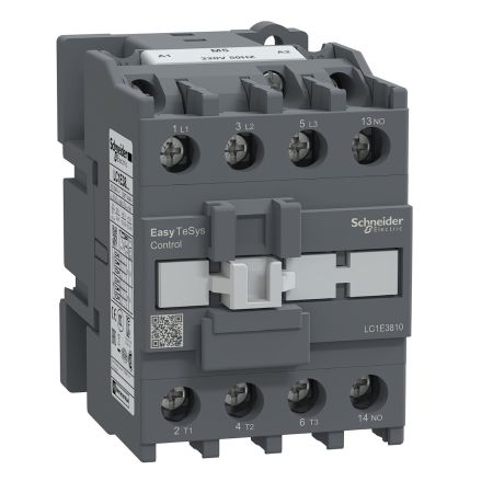 (LC1E3810M5) Контактор Tesys E. Iном=38 Aмпер. 18.5 кВт. 1NO. Uкат 220V AC. Schneider Electric