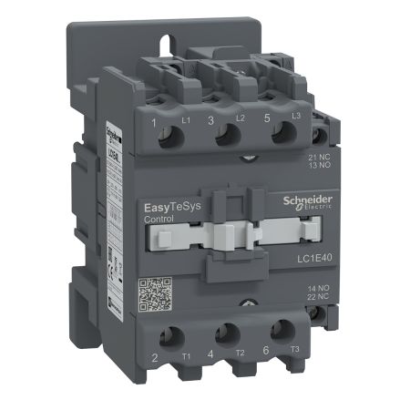 (LC1E40M5) Контактор Tesys E. Iном=40 Aмпер. 18.5 кВт. Uкат 220V AC. Schneider Electric