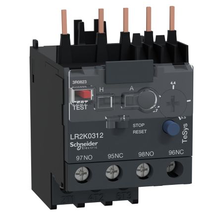 (LR2K0312) Тепловое реле LR2K0312 для контакторов LC1K. Ir=3.7-5.5 Ампер. серия Tesys K. Schneider Electric