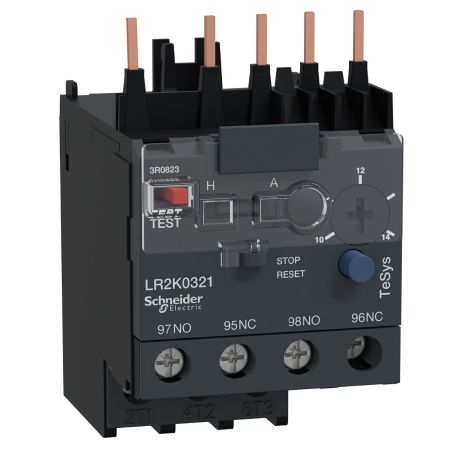 (LR2K0321) Тепловое реле LR2K0321 для контакторов LC1K. Ir=10-14 Ампер. серия Tesys K. Schneider Electric