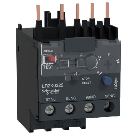 (LR2K0322) Тепловое реле LR2K0322 для контакторов LC1K. Ir=12-16 Ампер. серия Tesys K. Schneider Electric