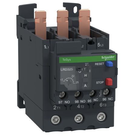 (LRD325) Тепловое реле LRD325 для контакторов LC1D40-LC1D65. Ir=16-24 Ампер. серия Tesys D. Schneider Electric