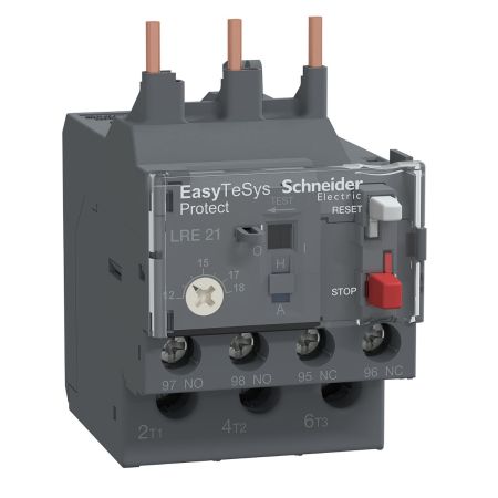 (LRE21) Тепловое реле LRE21 для контакторов LC1E18-LC1E38. Ir=12-18 Ампер. серия  Tesys E. Schneider Electric