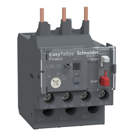 (LRE35) Тепловое реле LRE35 для контакторов LC1E38. Ir=30-38 Ампер. серия  Tesys E. Schneider Electric