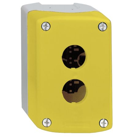 XALK02. Желтый корпус кнопочного поста на 2 элемента IP65. серия Harmony XALK. Schneider Electric