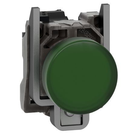XB4BVM3. Индикаторная лампа в сборе. зеленая. 230-240V AC. IP66. серия Harmony XB4 металл. Schneider Electric