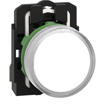XB5AVM1. Индикаторная лампа в сборе. белая. 230-240V AC. IP66. серия Harmony XB5. Schneider Electric