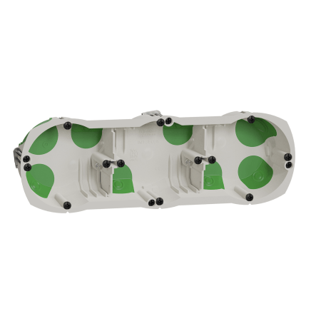 Коробка установча трипостова Multifix Air Schneider Electric IMT35031 для порожнистих стін 67х40