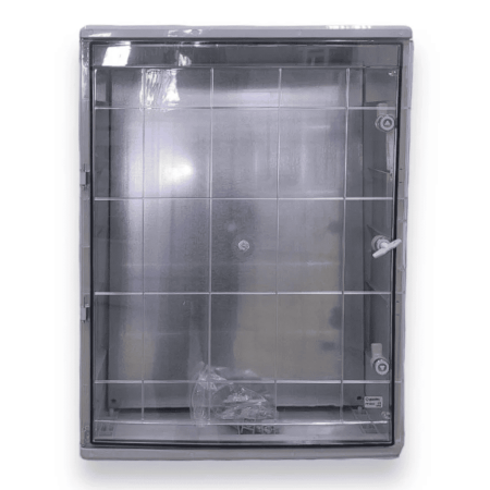(PP3022) Пластиковый щит с монтажной панелью 600х800х260 IP65. влагозащищенный. прозрачная дверца. Plastim