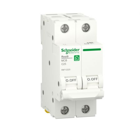 (R9F12225) Автоматический выключатель RESI9 2P In=25 А Un=220-440В Кривая C 6 кА. Schneider Electric