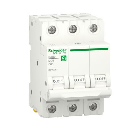 (R9F12363) Автоматический выключатель RESI9 3P In=63 А Un=220-440В Кривая C 6 кА. Schneider Electric