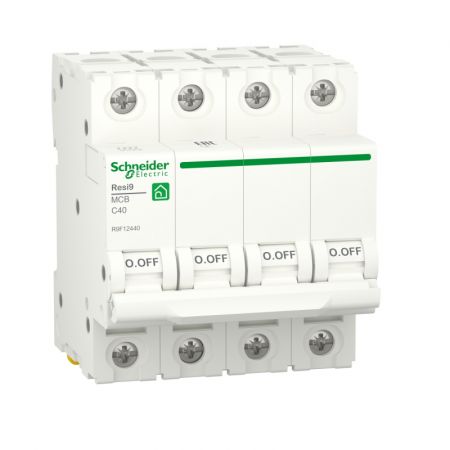(R9F12440) Автоматический выключатель RESI9 4P In=40 А Un=220-440В Кривая C 6 кА. Schneider Electric