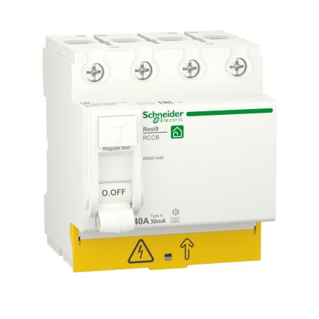 (R9R61440) Устройство защитного отключения RESI9 4 полюса 40A 30мА A. Schneider Electric