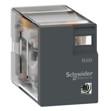 (RXM2LB1F7) Миниатюрное реле RXM. 2 C/O. 5 A. 120V AC. Schneider Electric