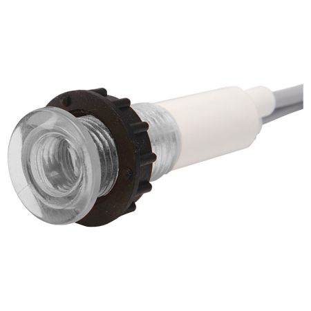 (S100NB) Сигнальная арматура d10мм. неоновая лампа 230В. белая. IP40. серии S. EMAS
