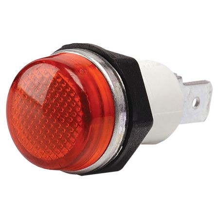 (S140NK) Сигнальная арматура d14мм. с лампой 230В. красная. IP40. серии S. EMAS