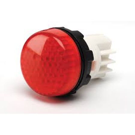 (S222LB) Сигнальная арматура d22мм. с закрытыми зажимами под винт светодиод 220В. белая. IP40. серии S. EMAS