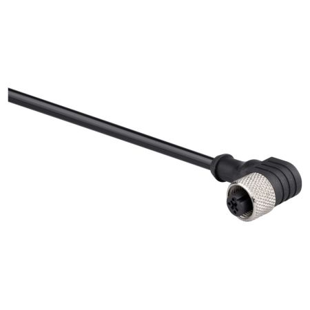 (SKM12P3DXP5) Корпус с розеткой. кабель полиуретан 5м. соединение М12*3pin. угол 90*. EMAS