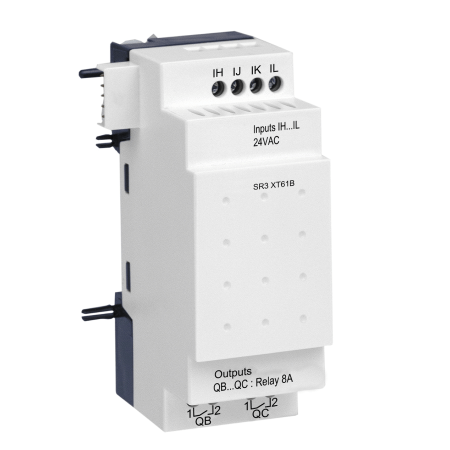 (SR3XT61B) Дискретный модуль к Zelio 6ВХ/ВЫХ ~24В. Schneider electric