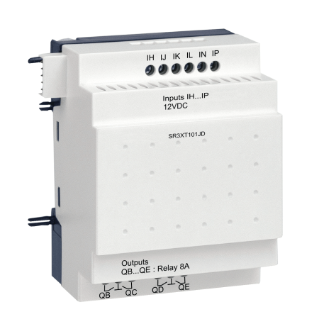 (SR3XT101JD) Дискретный модуль к Zelio 10ВХ/ВЫХ=12В. Schneider electric