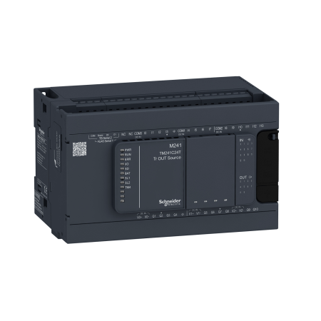 (TM241C24T) Базовый блок M241-24вх./вых. транзисторный источник. Schneider Electric