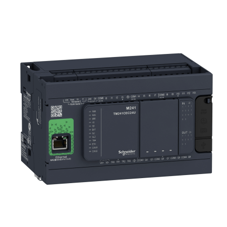 (TM241CE24R) Базовый блок M241-24вх./вых. реле Ethernet. Schneider Electric