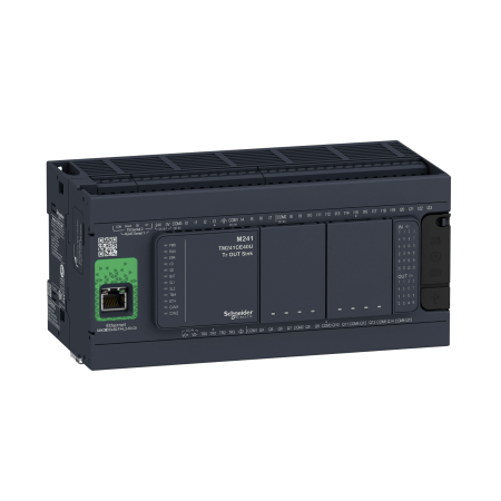 (TM241CE40T) Базовый блок M241-40вх./вых. транзисторный источник Ethernet. Schneider Electric