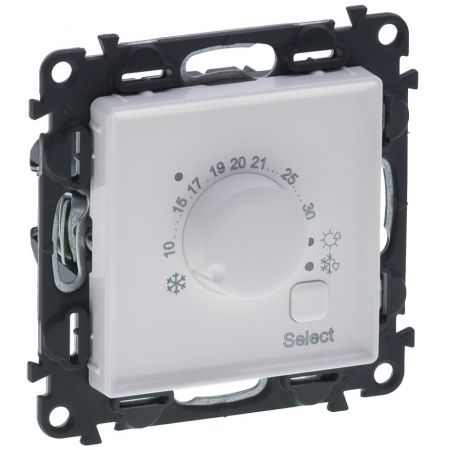 752133 Термостат комнатный Valena LIFE.белый.винтовые клемы.Legrand