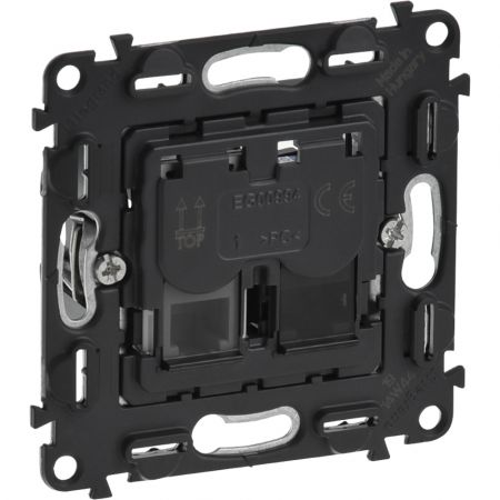 753032 Розетка «телефон+интернет» RJ11+RJ45 кат6 UTP Valena In'Matic.Legrand