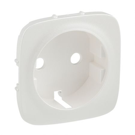 755259 Накладка для розетки с заземляющим контактом гв.кл. 6мм²  Valena ALLURE.жемчуг.Legrand