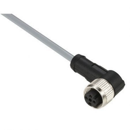 (XZCPV1241L5) Кабель з конектором M12. 4-PIN. угловое соединение. Schneider electric