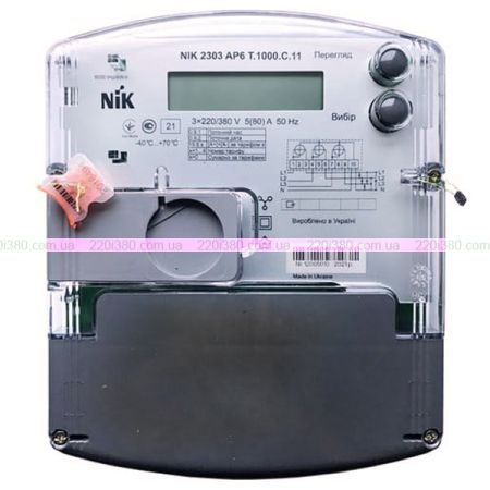 (nik2449) Счетчик NIK 2303 ARP6T.1000.M.11 (Счетчик НИК 2303L АРП2Т 1000 МE). NIK