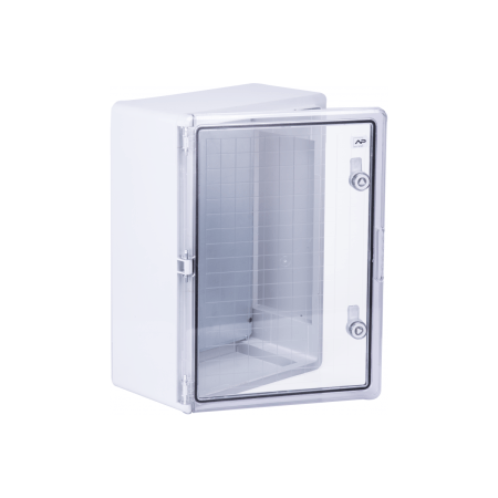 (MD9025) Шкаф ударопрочный ABS 350х500х190 МП с прозрачной дверцей. IP65. Adal Pano