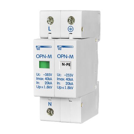 (ОПН-М (2S)) Ограничитель перенапряжения ОПН-М (2S) 20кА 385V 2P. Новатек-Электро