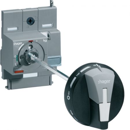 (HXA031H) Поворотная ручка продленная x160. IP55. з возможностью блокировки. Hager